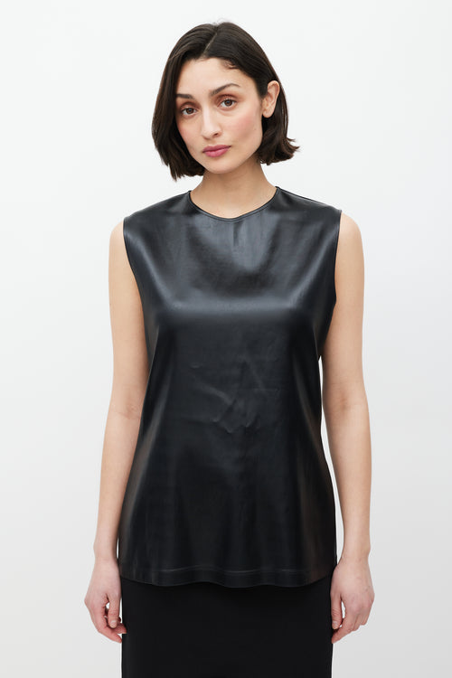 Givenchy Black Satin Top