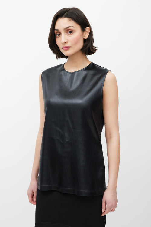 Givenchy Black Satin Top