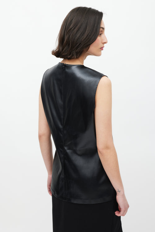 Givenchy Black Satin Top