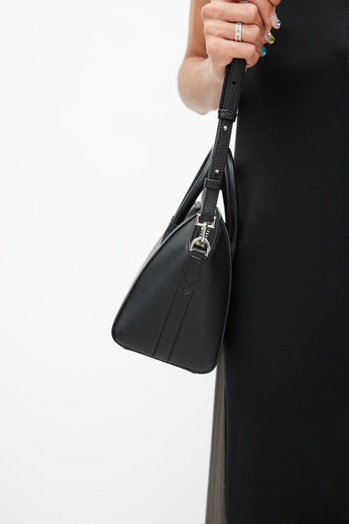 Givenchy Black 
Silver Antagonia Mini Bag