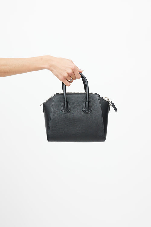 Givenchy Black 
Silver Antagonia Mini Bag