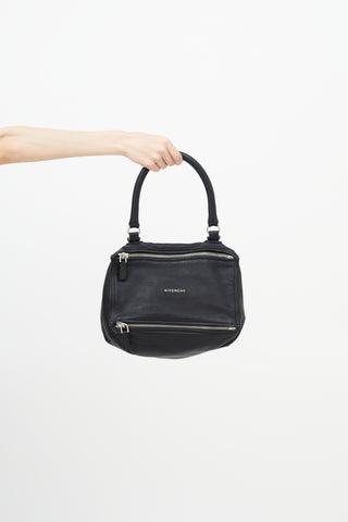 Givenchy Black 
Silver Small Pandora Shoulder Bag