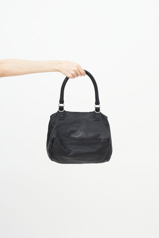 Givenchy Black 
Silver Small Pandora Shoulder Bag