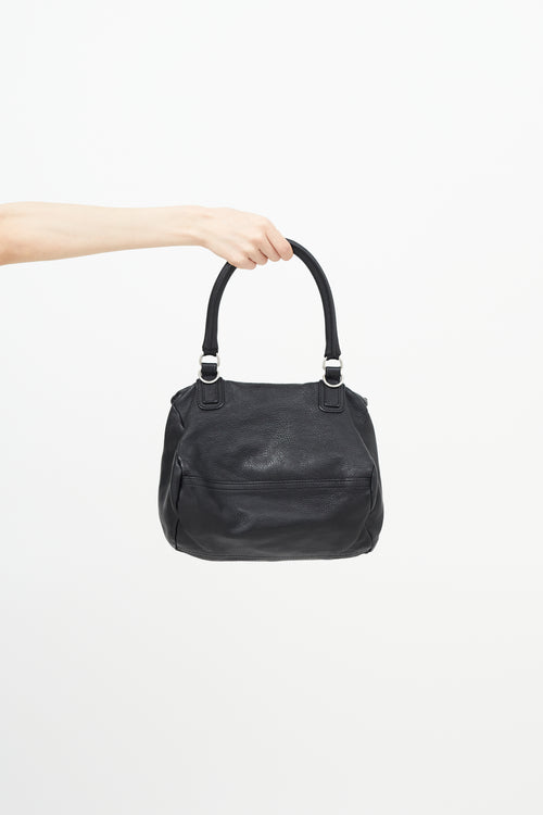 Givenchy Black 
Silver Small Pandora Shoulder Bag