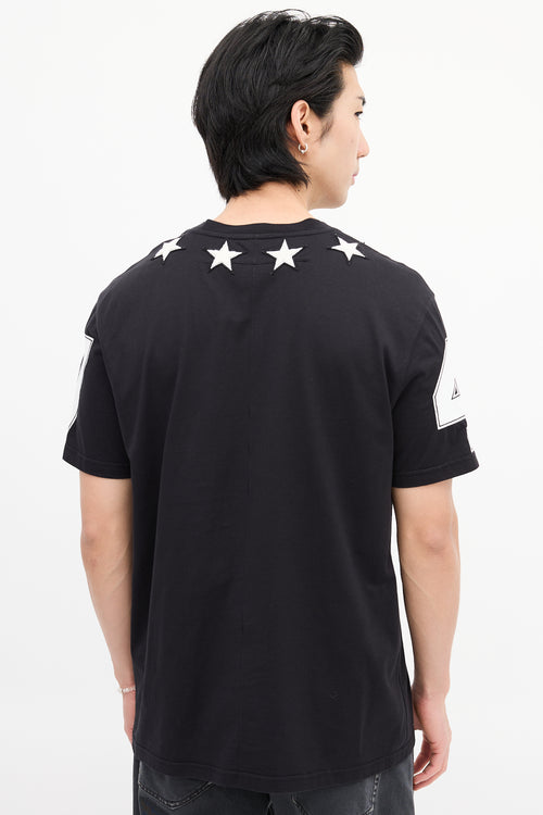 Givenchy Black Stars Patch T-Shirt