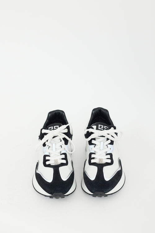 Givenchy Black 
White Giv Runner Sneaker