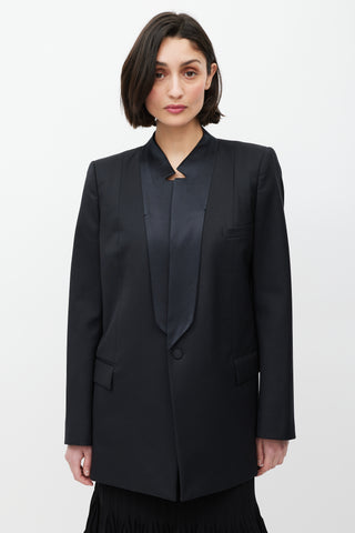 Givenchy Black Wool Blazer