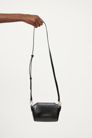 Givenchy Black Smooth Antigona Crossbody Bag