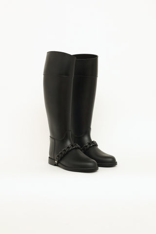 Chain Rubber Eva Rain Boots