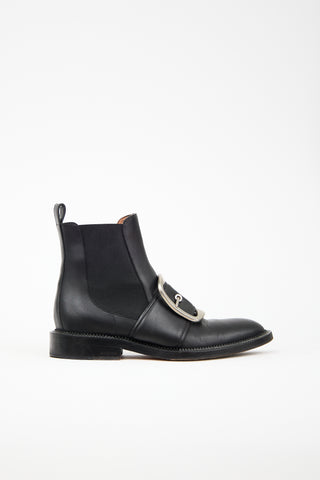 Givenchy Leather Buckle Chelsea Boot