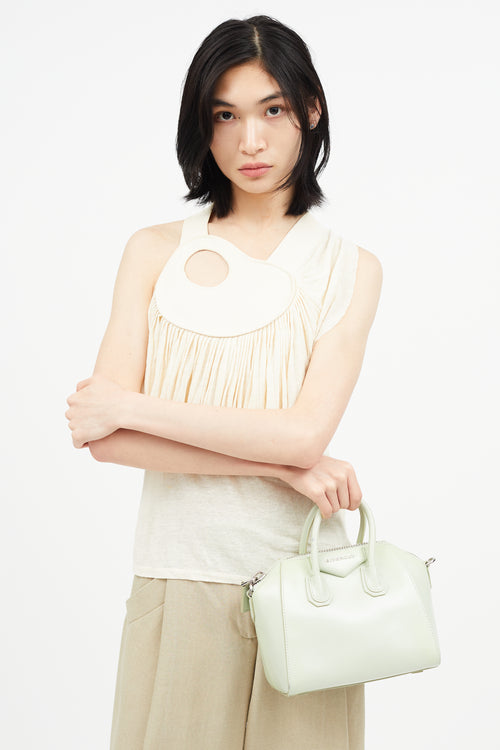 Givenchy Green Antigona Leather Crossbody Bag