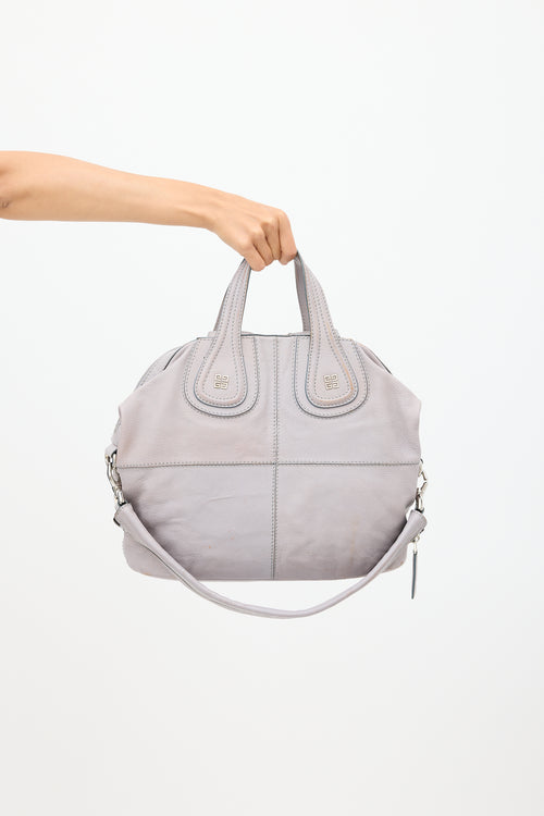 Givenchy Grey Leather Medium Nightingale Bag