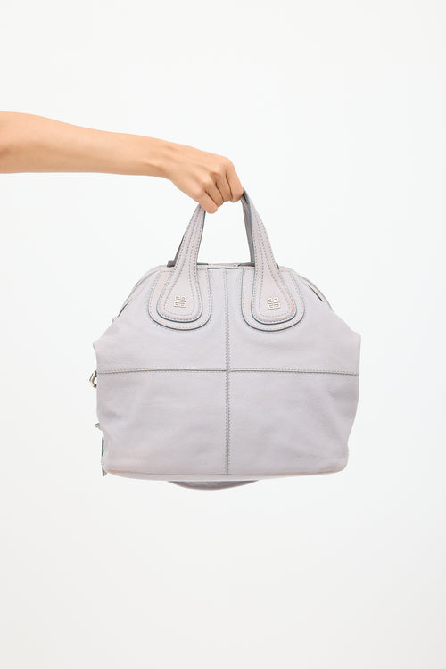 Givenchy Grey Leather Medium Nightingale Bag