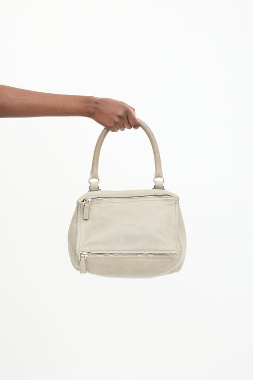 Givenchy Grey Leather Pandora Bag