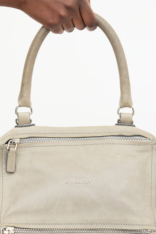 Givenchy Grey Leather Pandora Bag