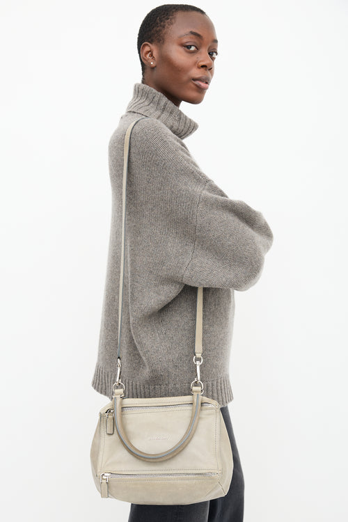 Givenchy Grey Leather Pandora Bag