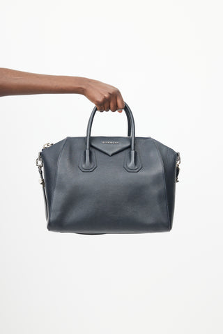 Givenchy Navy Antigona Leather Bag