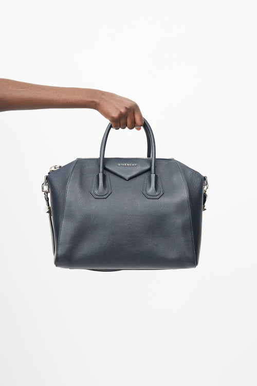 Givenchy Navy Antigona Leather Bag