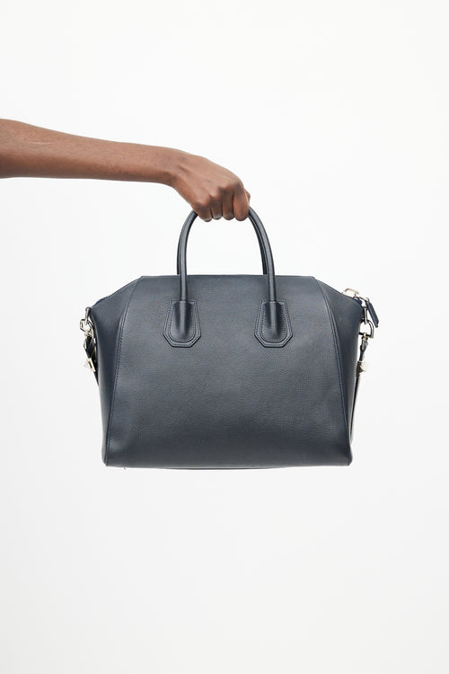 Givenchy Navy Antigona Leather Bag