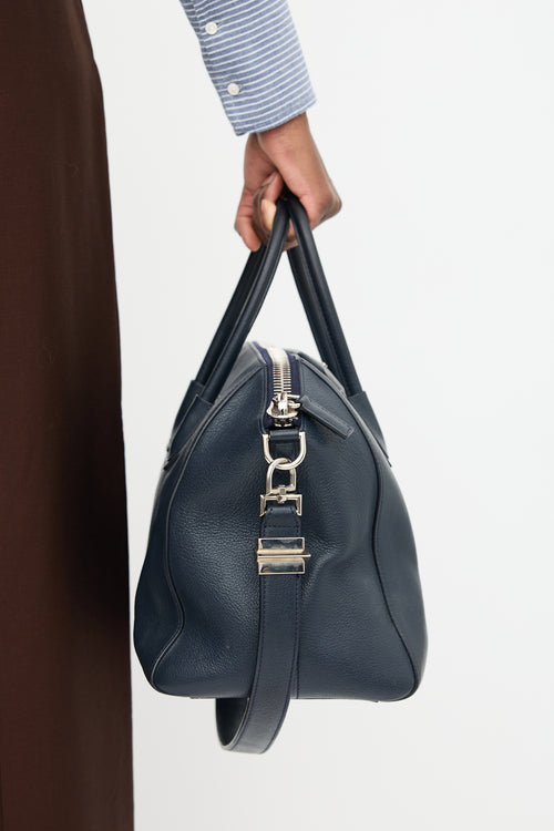 Givenchy Navy Leather Antigona Bag