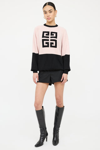 Cashmere 4G Panelled Sweater