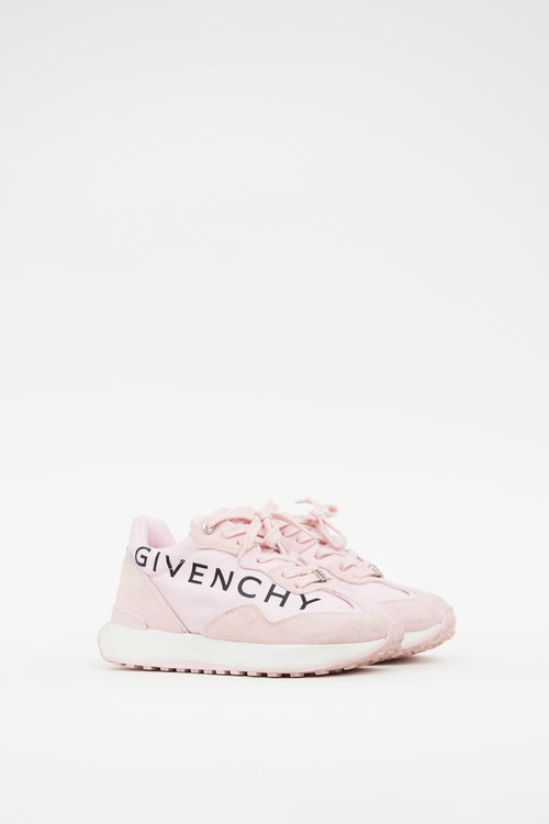 Givenchy Pink 
Black GIV Platform Sneaker