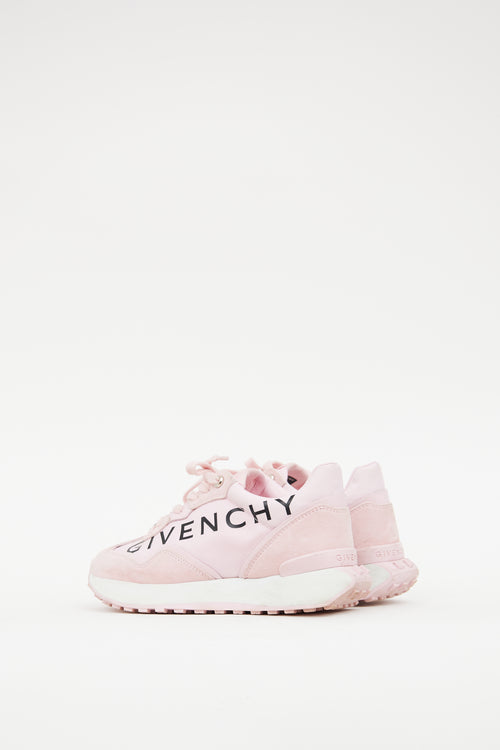 Givenchy Pink 
Black GIV Platform Sneaker