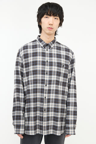 Givenchy Plaid Flannel Shirt