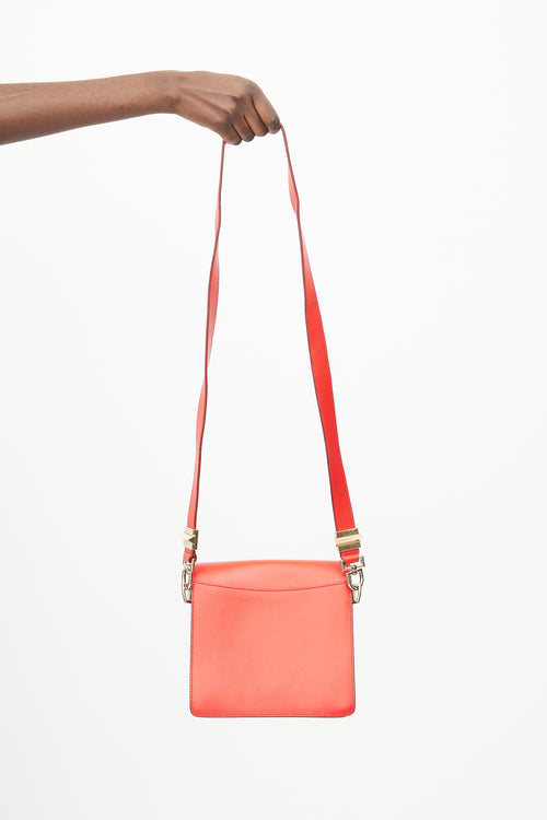 Givenchy Red Flap Leather Bag