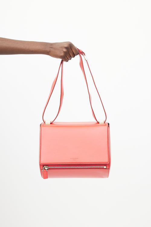 Givenchy Red Pandora Box Leather Bag