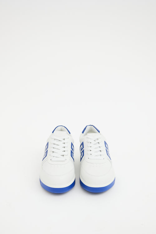 Givenchy Mens White 
Blue G4 Low Sneaker