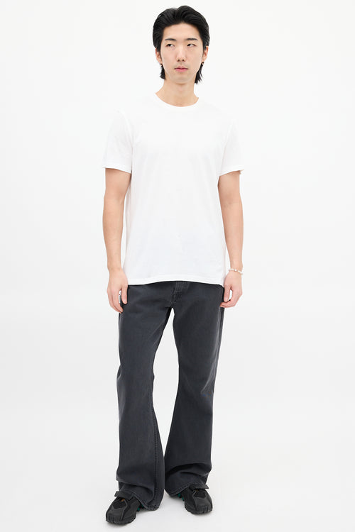 Givenchy White Logo Hem T-Shirt