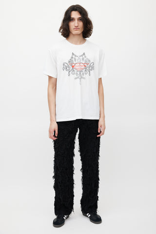 Givenchy White 
Multicolour Studio Homme T-Shirt