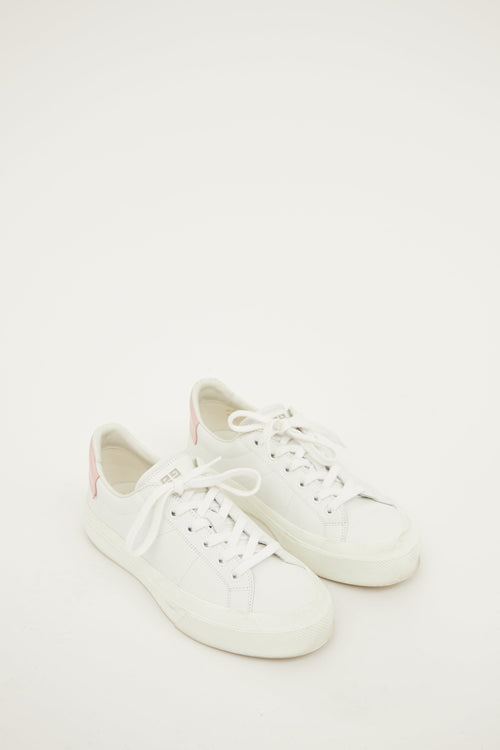 Givenchy White 
Pink City Sport Sneaker