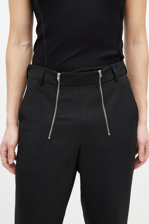 GmbH Black Slim Zip Trouser