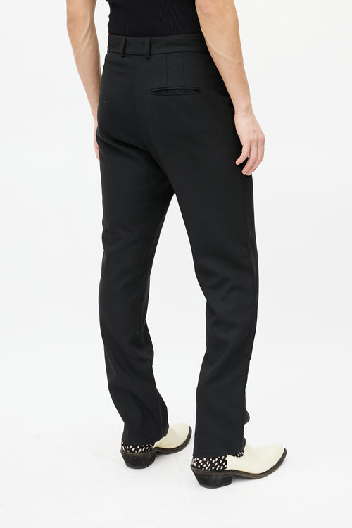 GmbH Black Slim Zip Trouser