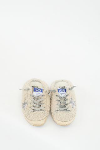 Golden Goose Beige Sherpa Superstar Mule