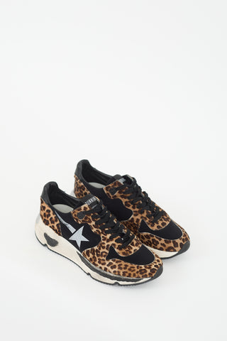 Golden Goose Black 
Brown Running Sole Sneaker