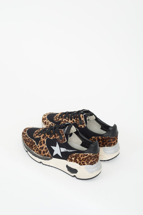 Golden Goose Black 
Brown Running Sole Sneaker