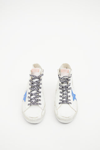 Golden Goose White Francy Hightop Sneaker