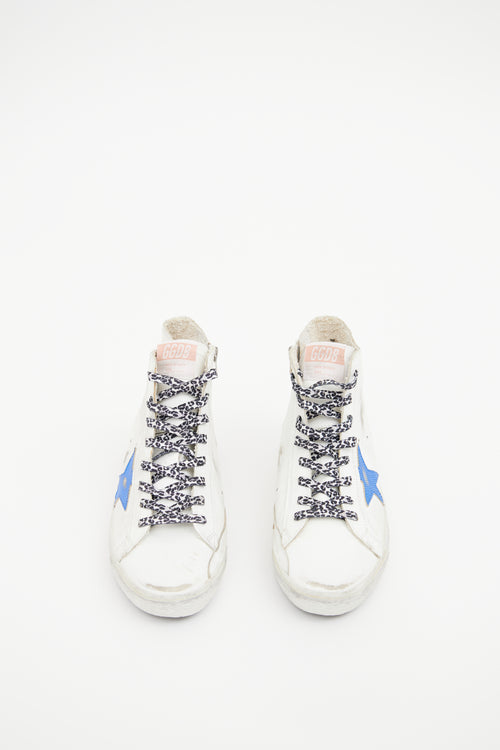 Golden Goose White Francy Hightop Sneaker