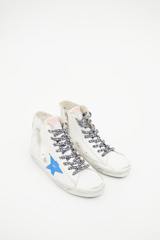 Golden Goose White Francy Hightop Sneaker