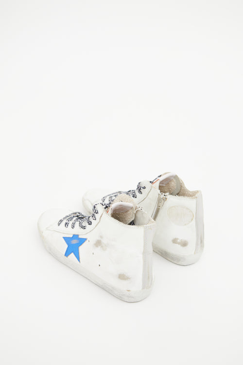 Golden Goose White Francy Hightop Sneaker