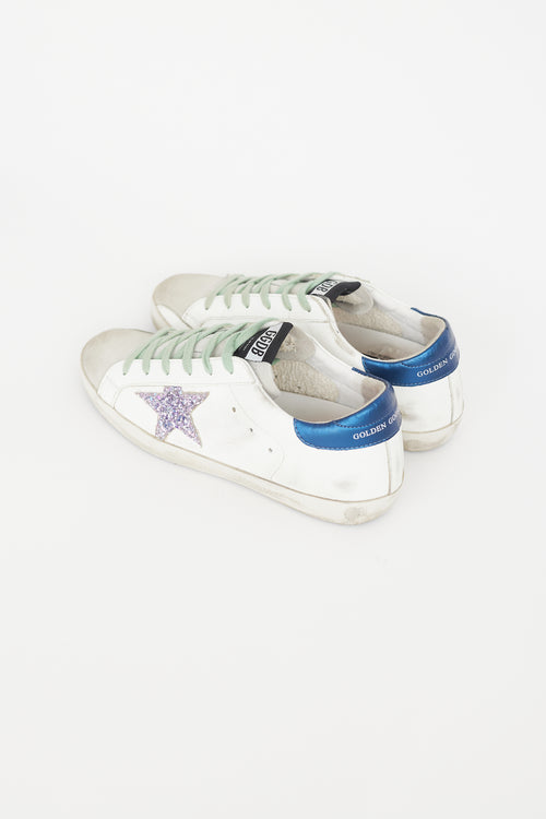 Golden Goose White 
Multi Leather Superstar Sneaker