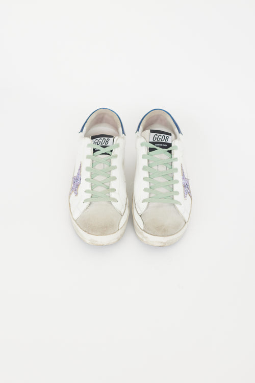 Golden Goose White 
Multi Leather Superstar Sneaker