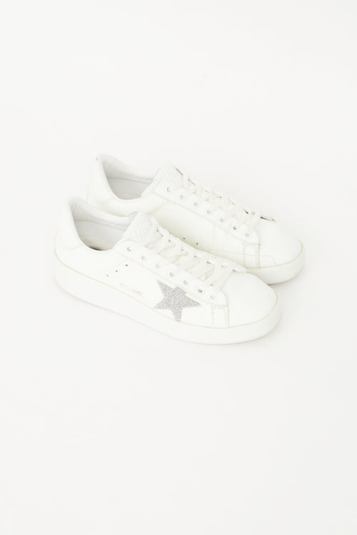 White Leather Pure Star Sneaker