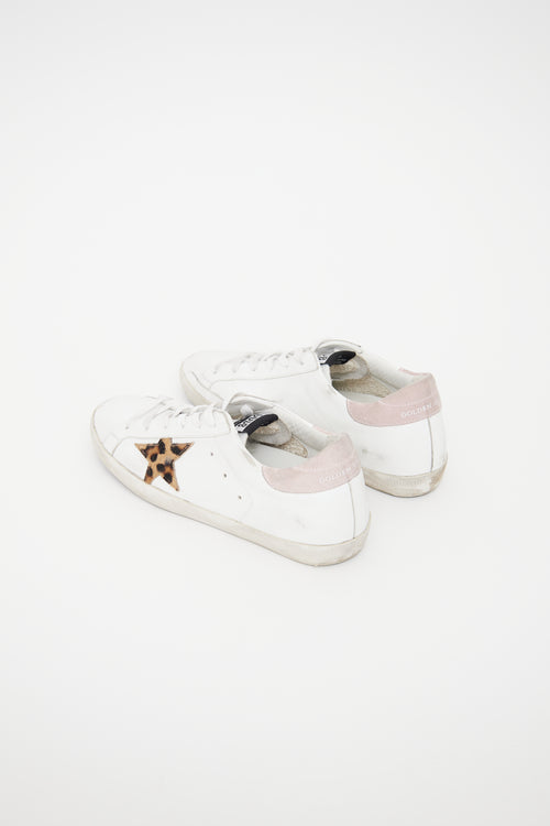 Golden Goose White 
Pink Super-Star Classic Sneaker