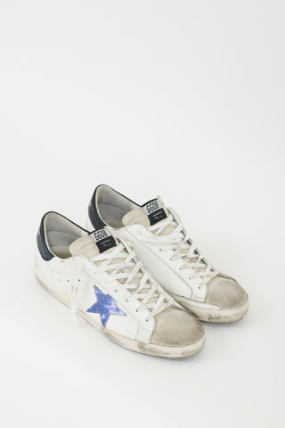 Golden Goose White 
Multicolour Leather Superstar Sneaker