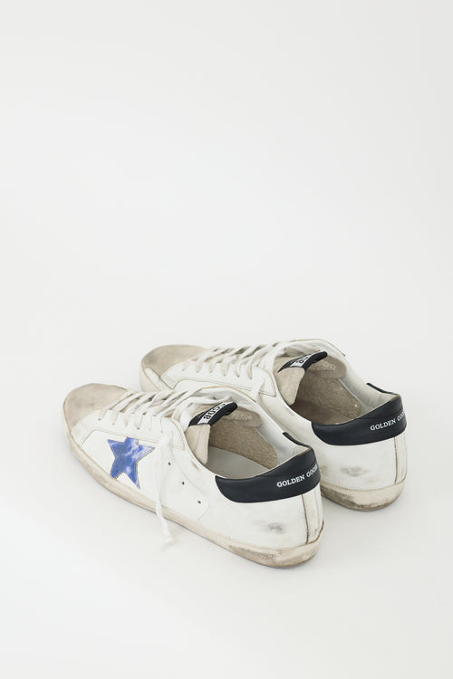 Golden Goose White 
Multicolour Leather Superstar Sneaker