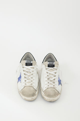 Golden Goose White 
Multicolour Leather Superstar Sneaker